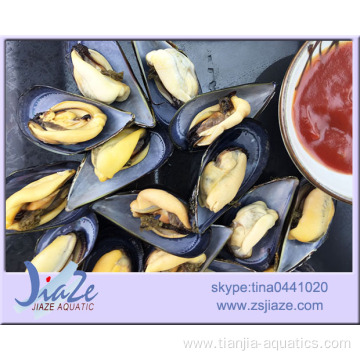 fully cooked IQF Mussel Meat or Half Shell